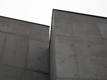 Low angle view of modern building against sky