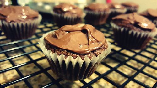 Close-up of chocolate cake