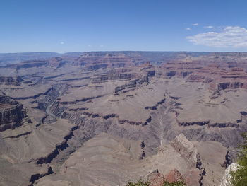 Scenic view of dramatic landscape against sky