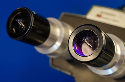 Detail shot of microscope