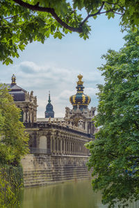 Low angle view of a temple