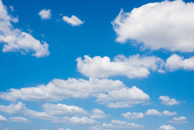 Low angle view of clouds in sky