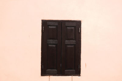 Close-up of door