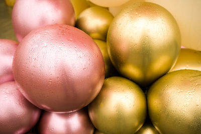 Full frame shot of eggs