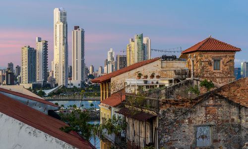 Buildings in city