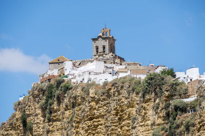 Low angle view of building against sky