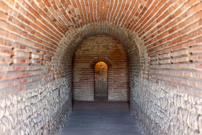 Corridor of old building