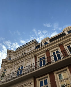Low angle view of building against sky