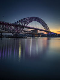 A mahakam bridge in blue hour day