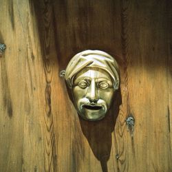 Close-up of wooden door