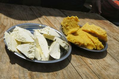 Close-up of food on plate