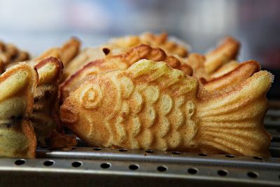 Close-up of dessert on table