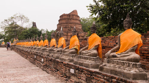 Temple with trees in background