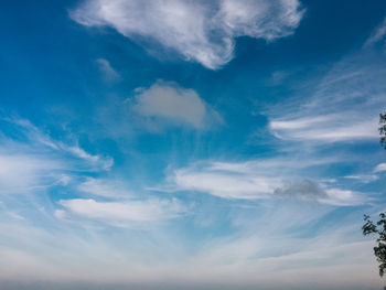 Low angle view of sky