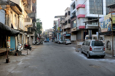 Street amidst buildings in city