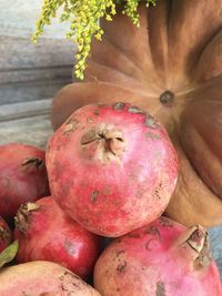 Close-up of apples in market