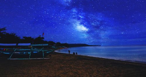 Full frame shot of star field against star field