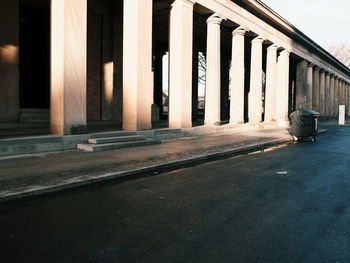 View of buildings along road