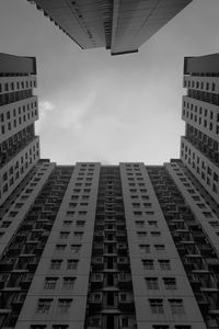 Low angle view of buildings against sky