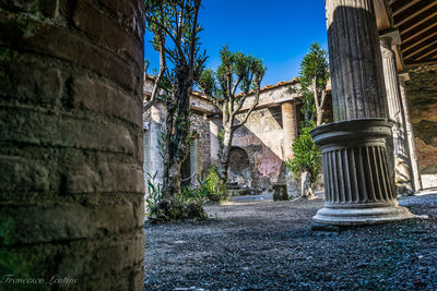 Old ruins of building