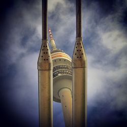 Low angle view of cloudy sky