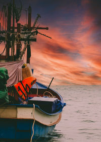 Boat in sea