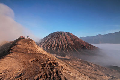 Mt bromo against sky