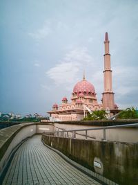 View of temple building against sky