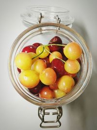 Close-up of fruits in basket