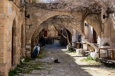 Path of gods in rhodes greece .a tourist attraction