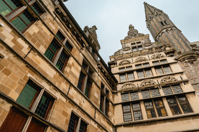 Low angle view of building against sky