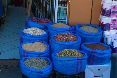 Variety of food for sale