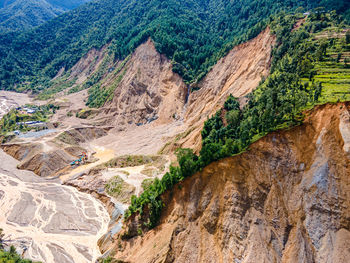 Scenic view of mountains