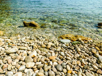 Stones in a sea