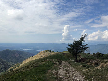 Scenic view of landscape against sky