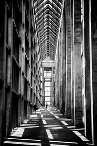 Corridor of building
