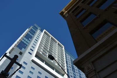 Low angle view of modern building