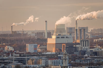 Cityscape against sky