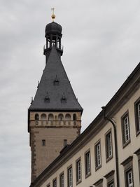 Low angle view of building against sky