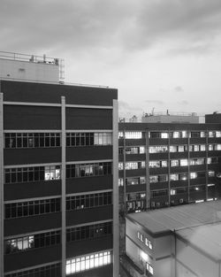 Buildings in city against sky