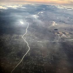 Aerial view of landscape