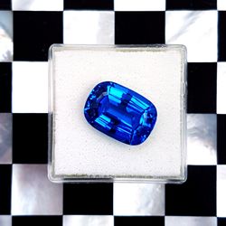 Close up of blue paint