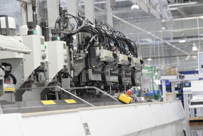 View of machine in factory