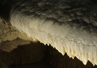 Low angle view of cave