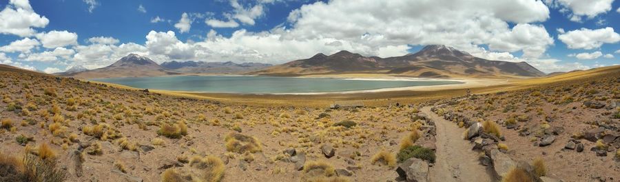 Panoramic view of landscape against sky