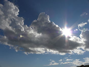 Low angle view of sky