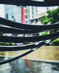 Close-up of bicycle