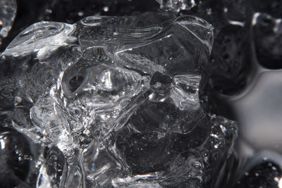 Detail shot of ice