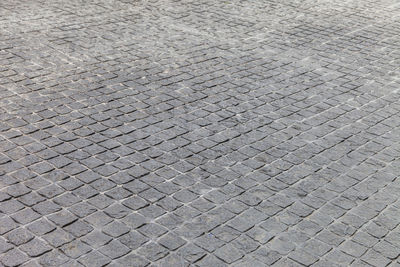 Full frame shot of cobblestone street