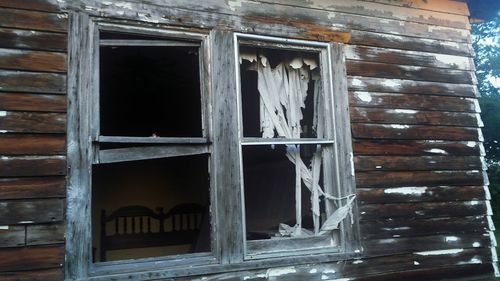 Low angle view of house